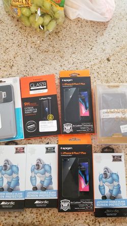 Brand new cases and screen protectors