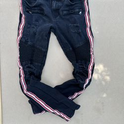 Black Jean Size 32/34 Skinny Supreme Flex