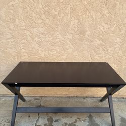 Modern Black Entry / Console Table w Drawers