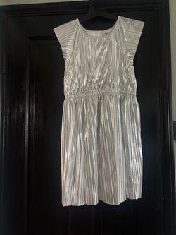 Silver Holiday Dress - Size 10