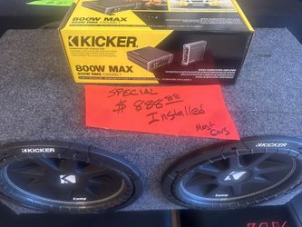 Kicker 12s Installed