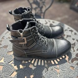 Black Oxford Boots Size 12