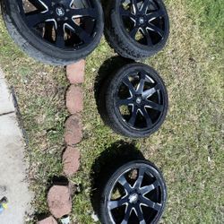 24” Black Rhino Rims 