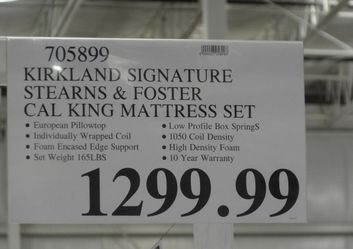 Kirkland king mattress outlet