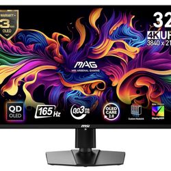 Brand new MSI MAG 321UP QD-OLED 32” 