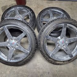 2008 CORVETTE C6 WHEELS & TIRES 