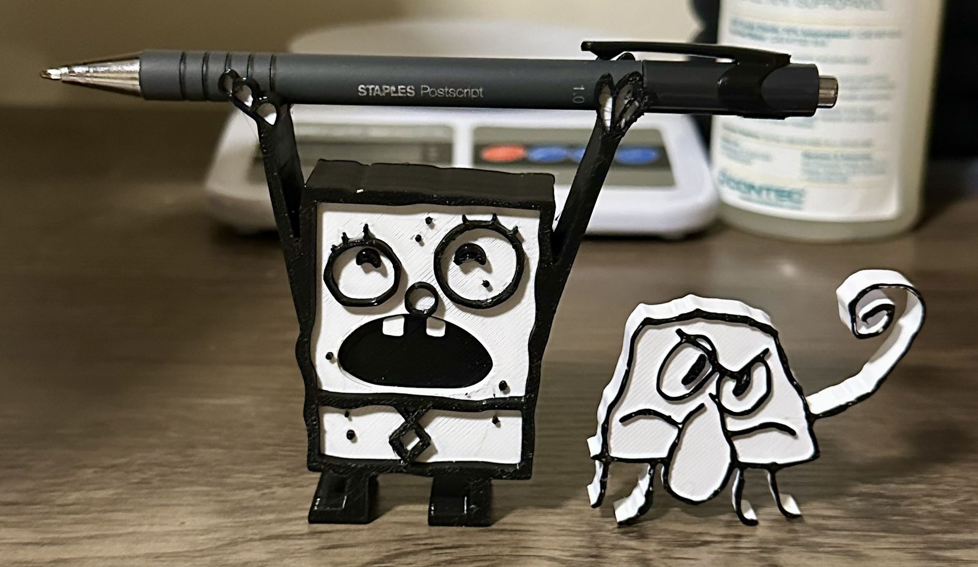 DoodleBob Pencil Holder & Squid Doodle SpongeBob SquarePants
