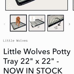 Dog Potty Training Pad Tray