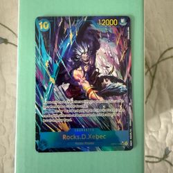 Rocks D Xebec OP17-118 SEC Secret Rare Alt Alternate Art One Piece English