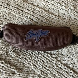 Sunglass Case - Maui Jim  Hard Zip Around Case With Hook (New, Never Used)