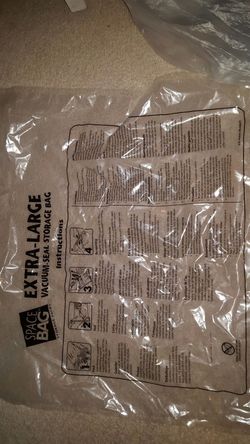 Huge bag full of vacuume seal bags