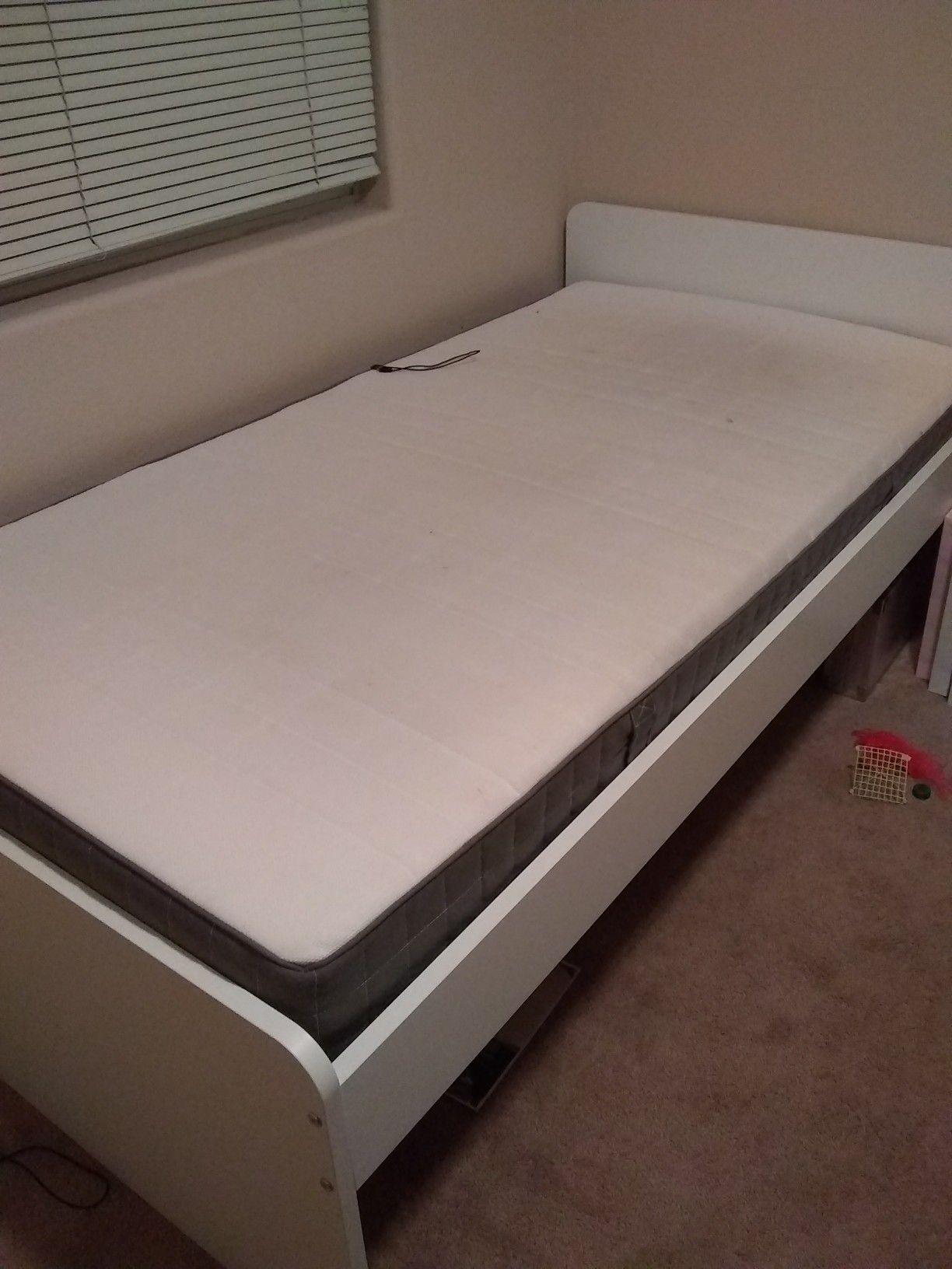 Full size bed and frame