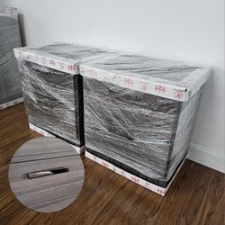 NEW 2 NIGHTSTANDS--ASSEMBLED