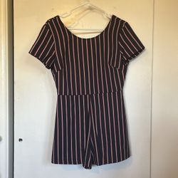 Blue Romper - Size Medium 