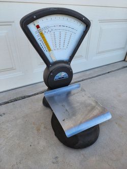 Vintage Weight Platform Scale Old Pitney Bowes Postal Rate