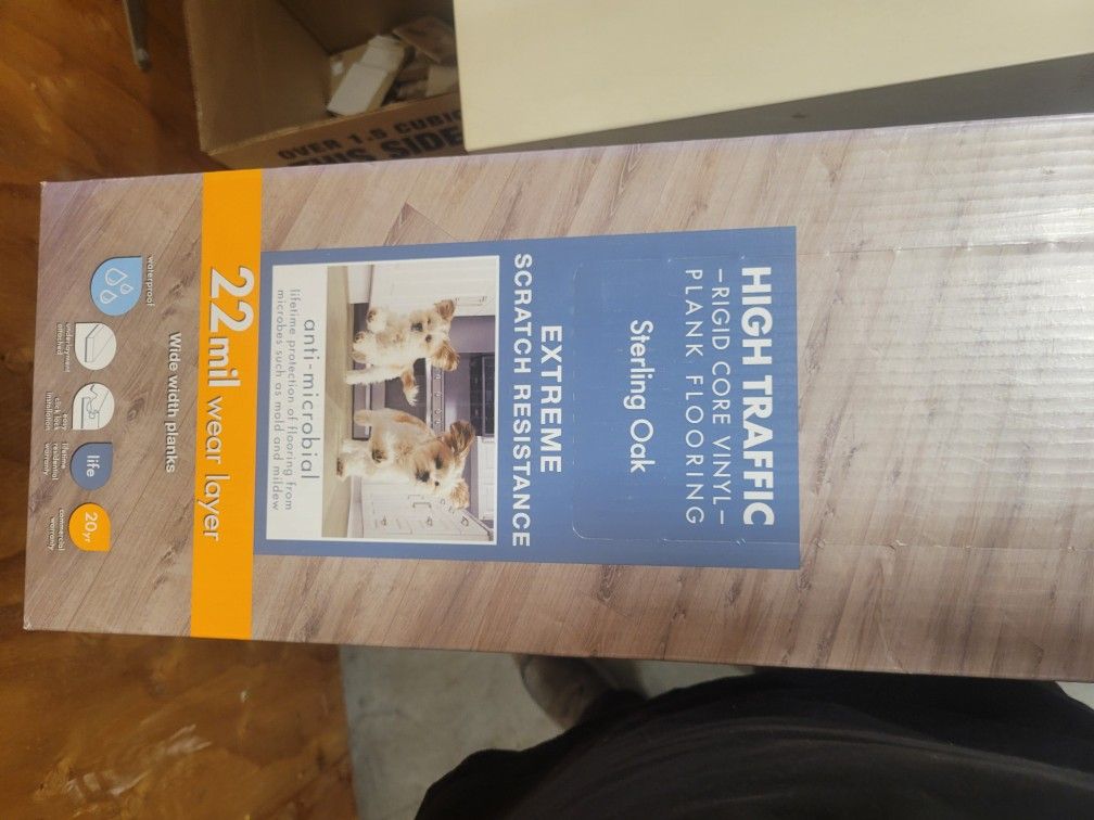 Sterling Oak Rigid Core Vinyl Plank Flooring
