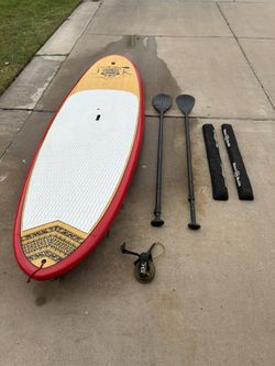 Stand Up Paddle Board (NEEDS SLIGHT REPAIR) With Accessories