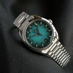 Omega Seamaster Aqua Terra Turquoise Dial Stainless Steel Watch