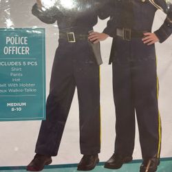 Girl Police Halloween Custom 