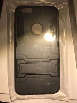 IPHONE 6 PLUS CASE (NEW) Gray & Black