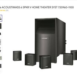 Acustimass Theater System 5 Speakers And Subwoofer 
