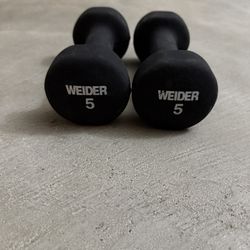 5LB Neoprene Dumbbells