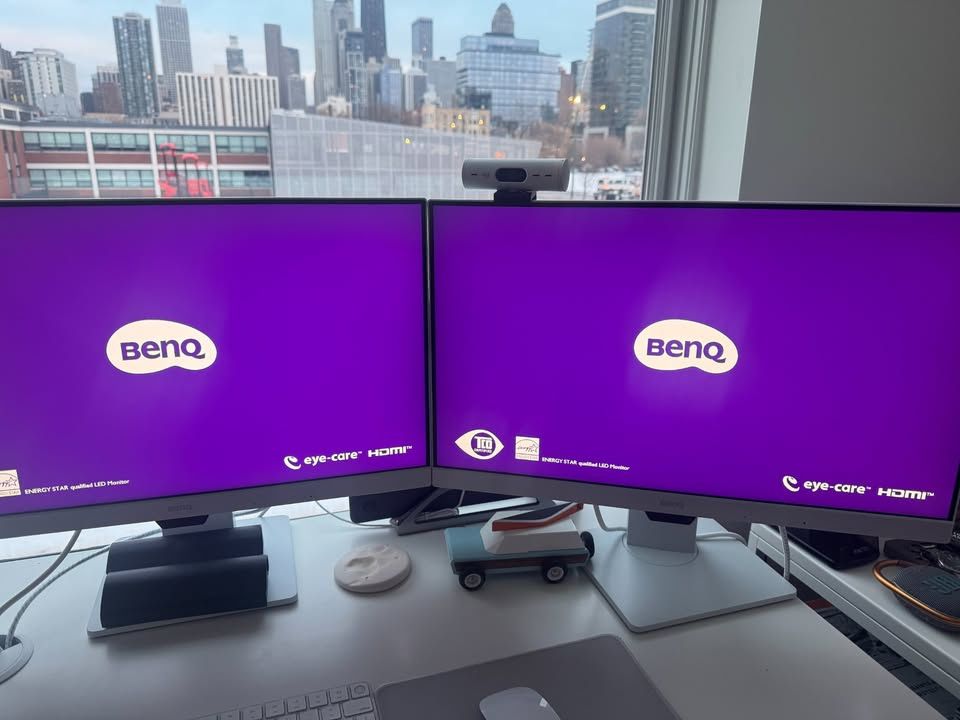 BenQ 24" Dual Monitors