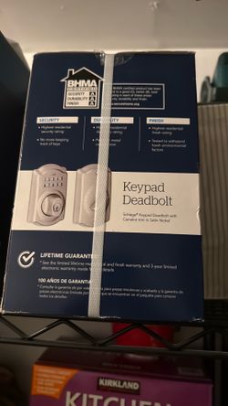Schlage keypad deadbolt
