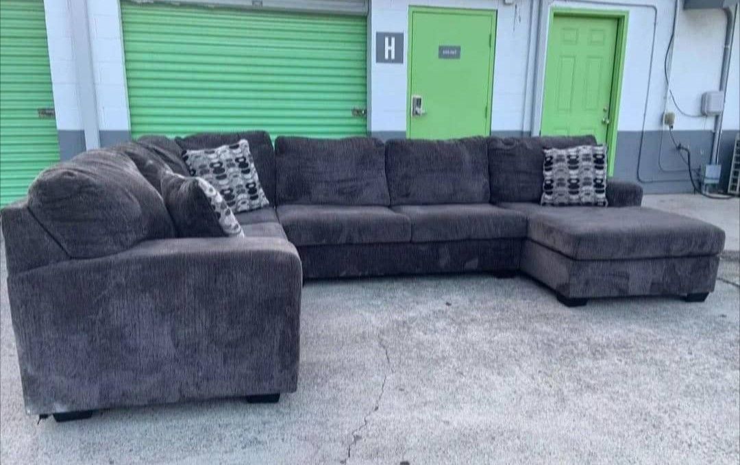 Beautiful Upgrade black Sectional sectional