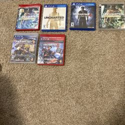 PS3/ps4 Uncharted Games 10 Each