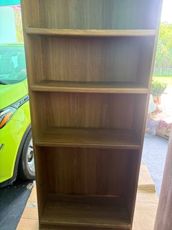 Tall bookshelves