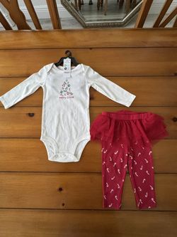 6/9 M Baby Christmas Outfit 