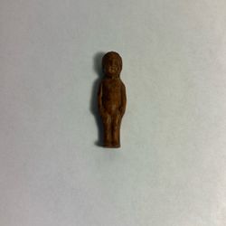 Vintage Frozen Charlotte Color Bisque Doll