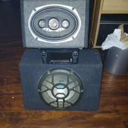 Mp3 Wma  Am Fm CD Stereo. 10inch Boom Box .6by 9. Box 