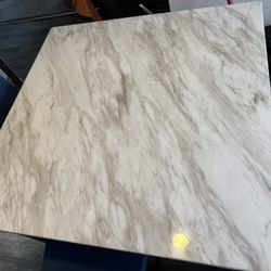Marble Table With 4 Chairs