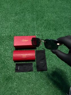Cartier Rimless Sunglasses with Full Set