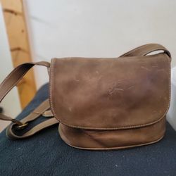 Vintage Coach Sonoma Nubuck Large Flap Crossbody Bag