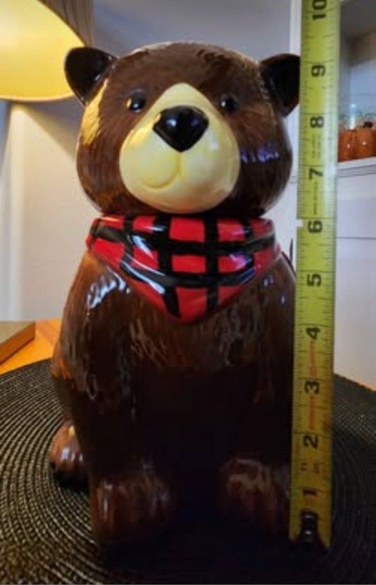 Cute bear Cookie Jar.