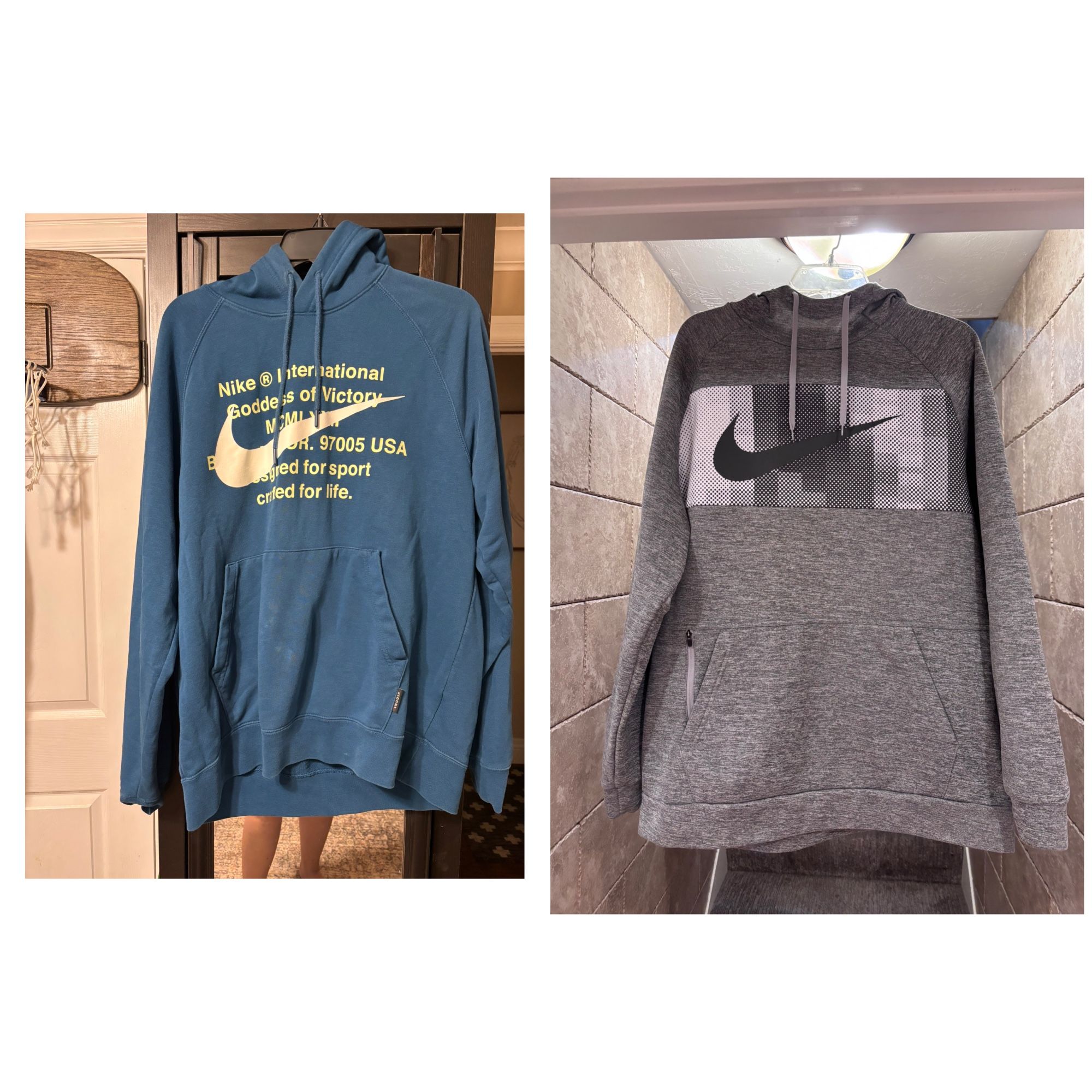 Mens Nike Hoodies Size Large $10 Each