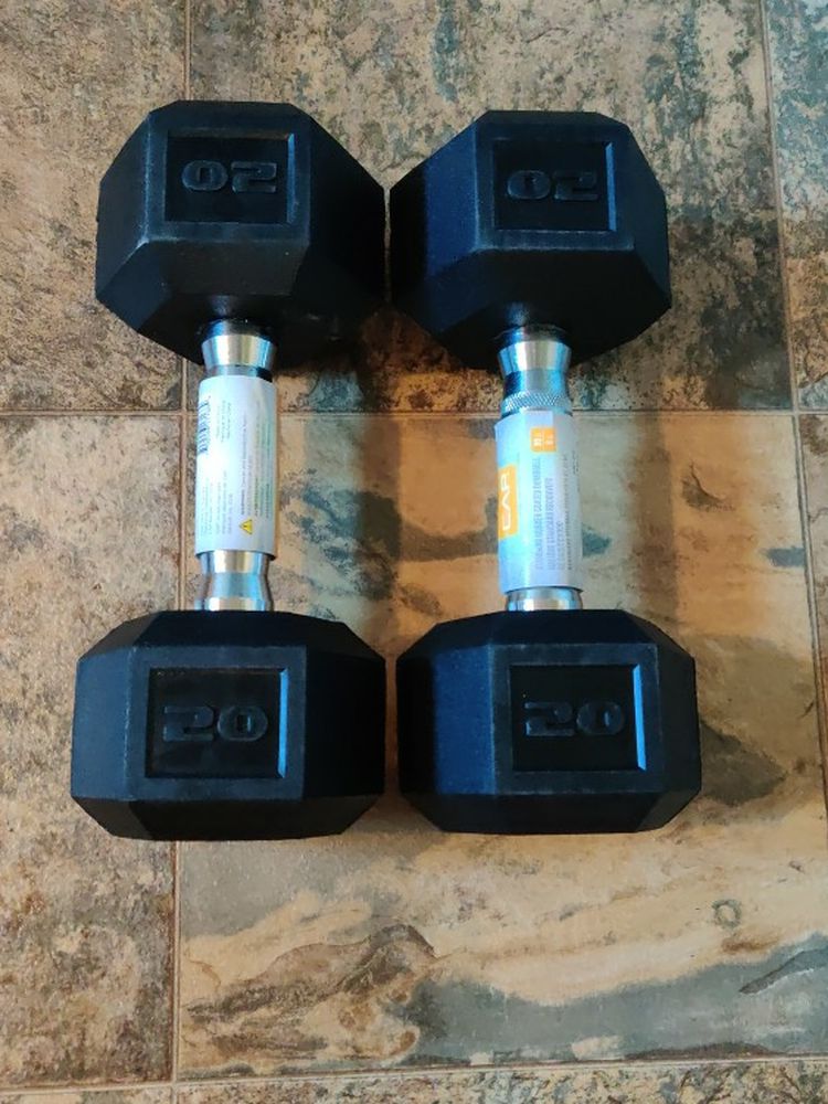 New 40lb Weight Set 20lb Pairs