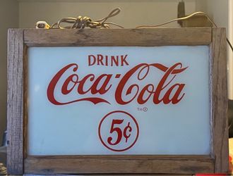 vintage Coca Cola sign
