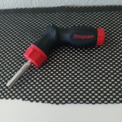 SNAP ON Ratcheting Five-Position Soft Grip Screwdriver 