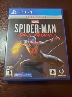 Ps4 Spider Man Miles Morales. Launch Edition.