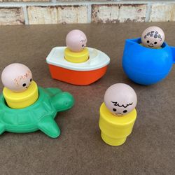 Vintage Fisher Price Bath Tub Toys