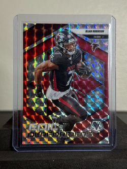Bijan Robinson Mosaic Epic Performers Prizm Football Card