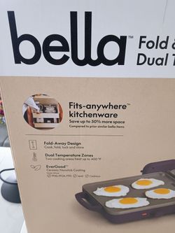 Bella Griddle Fold in Half Brand New great item Never used