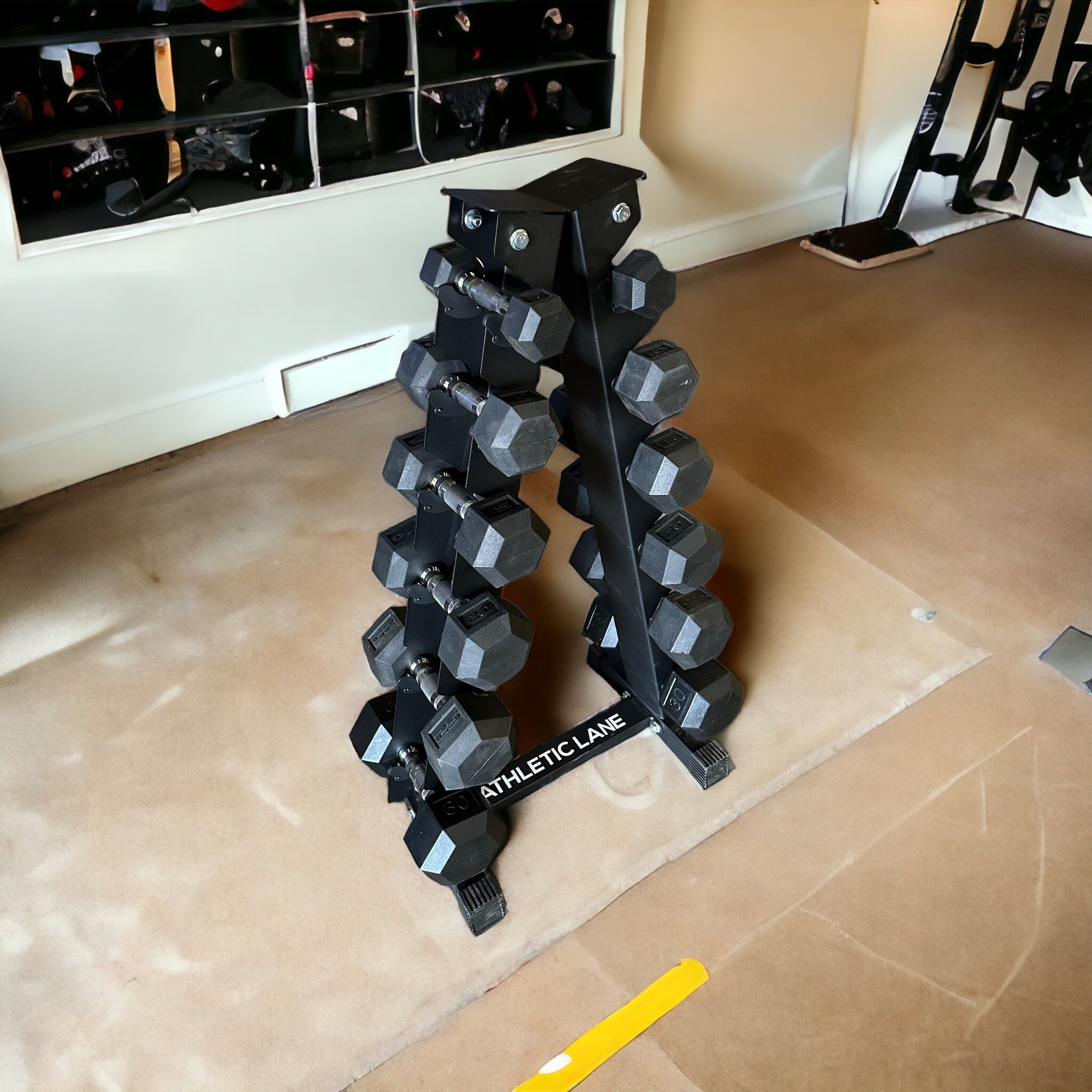 5lbs - 30lbs Dumbbell Set With Rack (210lbs Total ) 