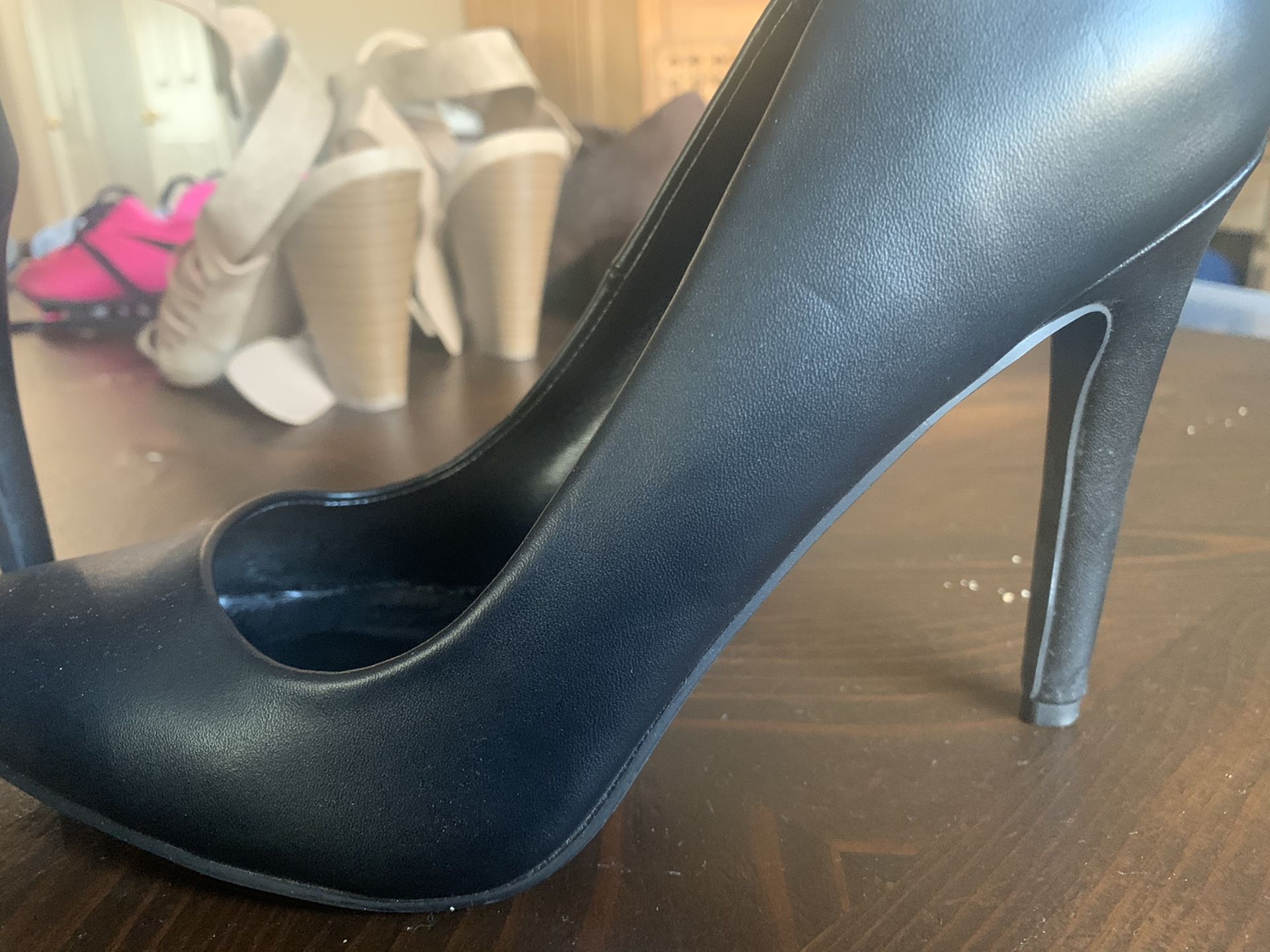 Black heels