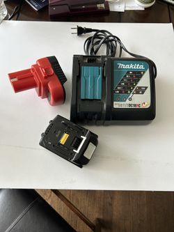 Makita  18 volt Battery , charger DC18RC 18V ,adapter combo