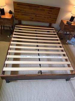 Queen Bed Frame with Headboard